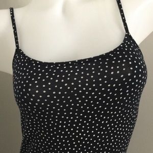 ANN TAYLOR  LOFT Navy Blue Cotton/Spandex Size: S